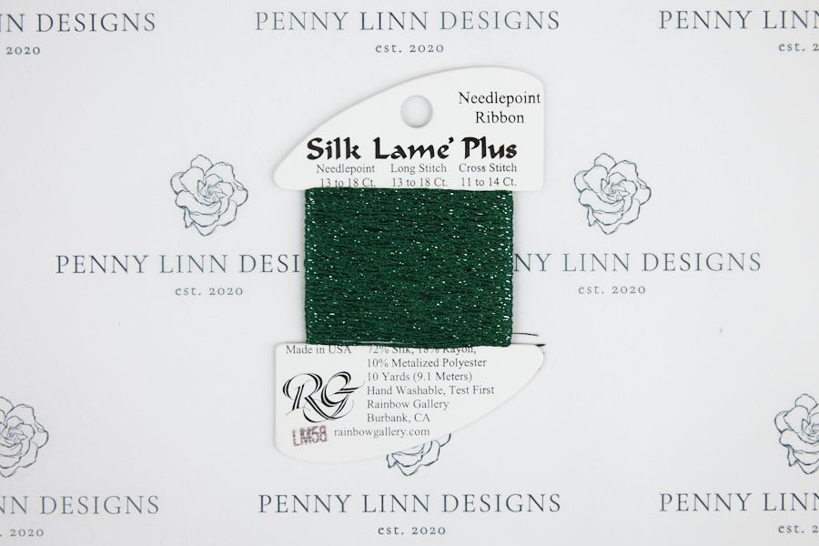 Silk Lamé Plus LM58 Dark Christmas Green - Penny Linn Designs - Rainbow Gallery