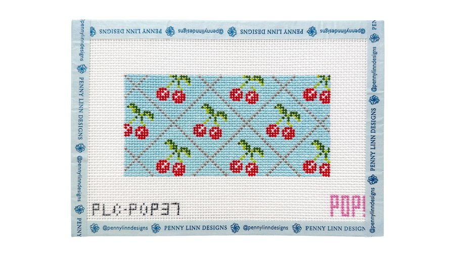 Small Cherry Rectangle - Penny Linn Designs - POP! NeedleArt