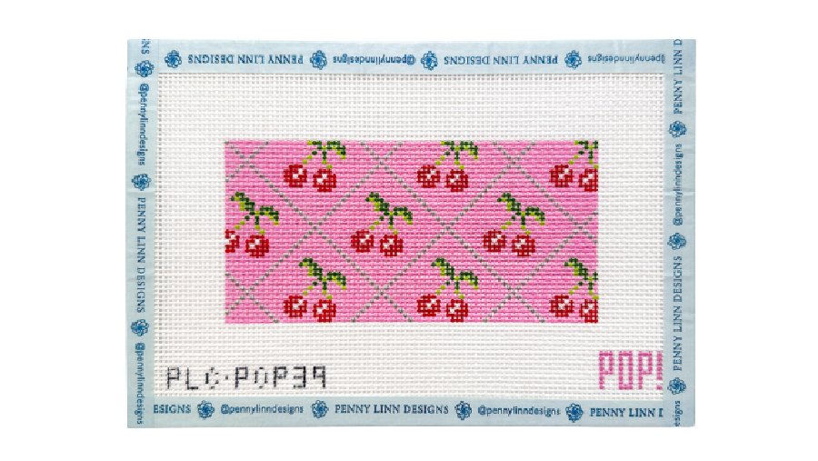 Small Cherry Rectangle - Penny Linn Designs - POP! NeedleArt