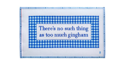 There's No Such Thing as Too Much Gingham - Penny Linn Designs - Oz Needle & Thread