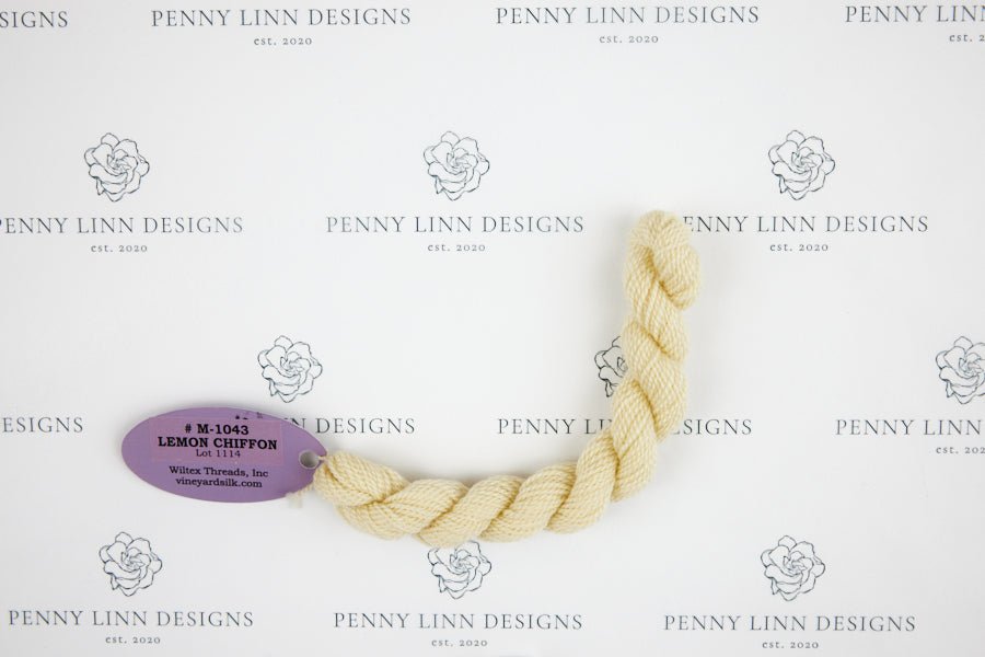 Vineyard Merino M-1043 LEMON CHIFFON - Penny Linn Designs - Wiltex Threads