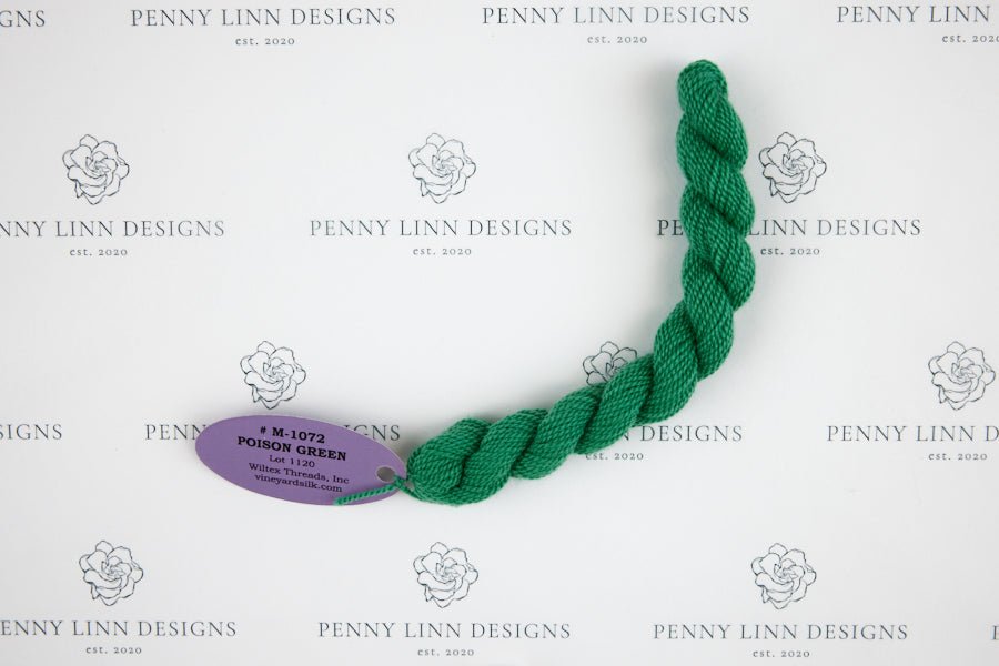 Vineyard Merino M-1072 POISON GREEN - Penny Linn Designs - Wiltex Threads