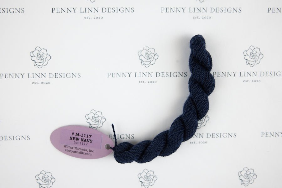 Vineyard Merino M-1117 NEW NAVY - Penny Linn Designs - Wiltex Threads