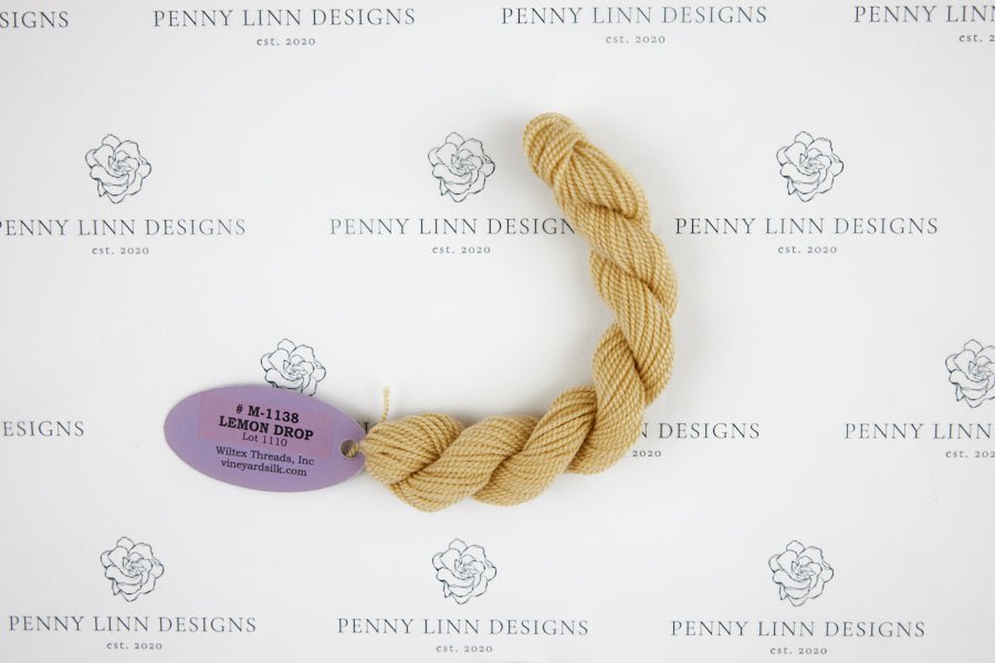 Vineyard Merino M-1138 LEMON DROP - Penny Linn Designs - Wiltex Threads
