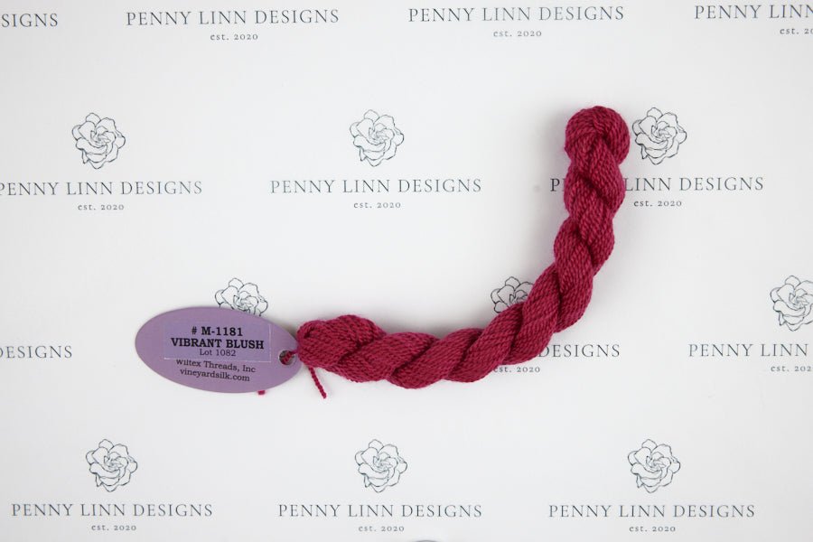 Vineyard Merino M-1181 VIBRANT BLUSH - Penny Linn Designs - Wiltex Threads