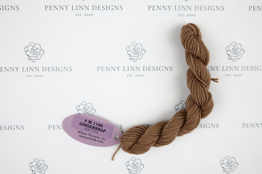 Vineyard Merino M-1186 GINGERSNAP - Penny Linn Designs - Wiltex Threads
