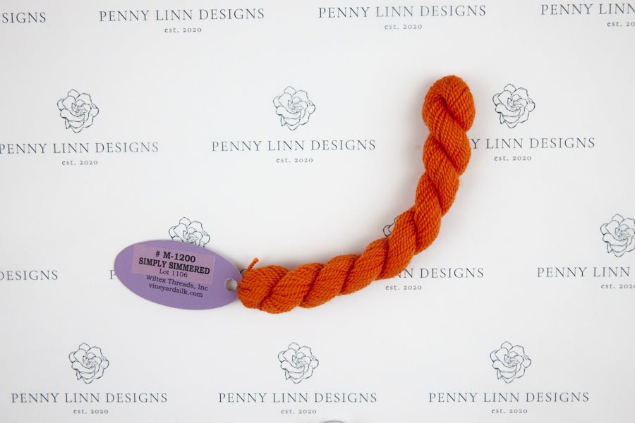 Vineyard Merino M-1200 SIMPLY SIMMERED - Penny Linn Designs - Wiltex Threads