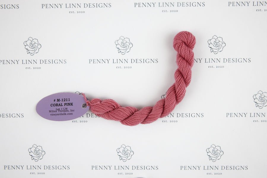 Vineyard Merino M-1211 CORAL PINK - Penny Linn Designs - Wiltex Threads