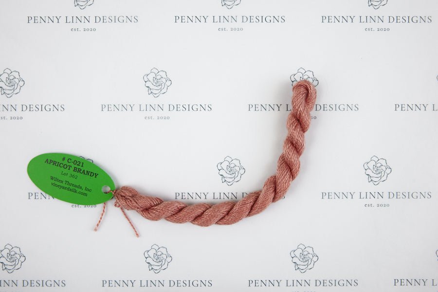 Vineyard Silk C-021 APRICOT BRANDY - Penny Linn Designs - Wiltex Threads