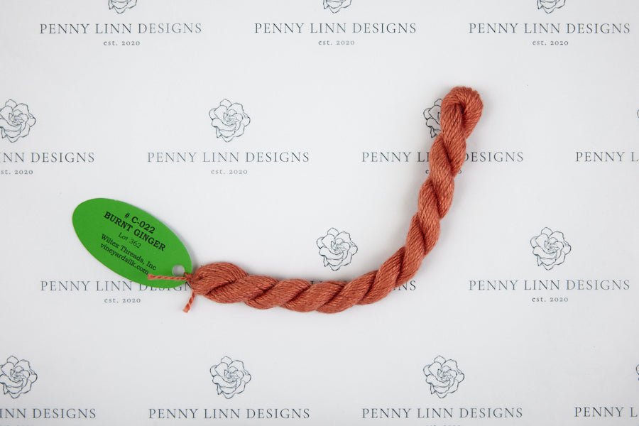 Vineyard Silk C-022 BURNT GINGER - Penny Linn Designs - Wiltex Threads