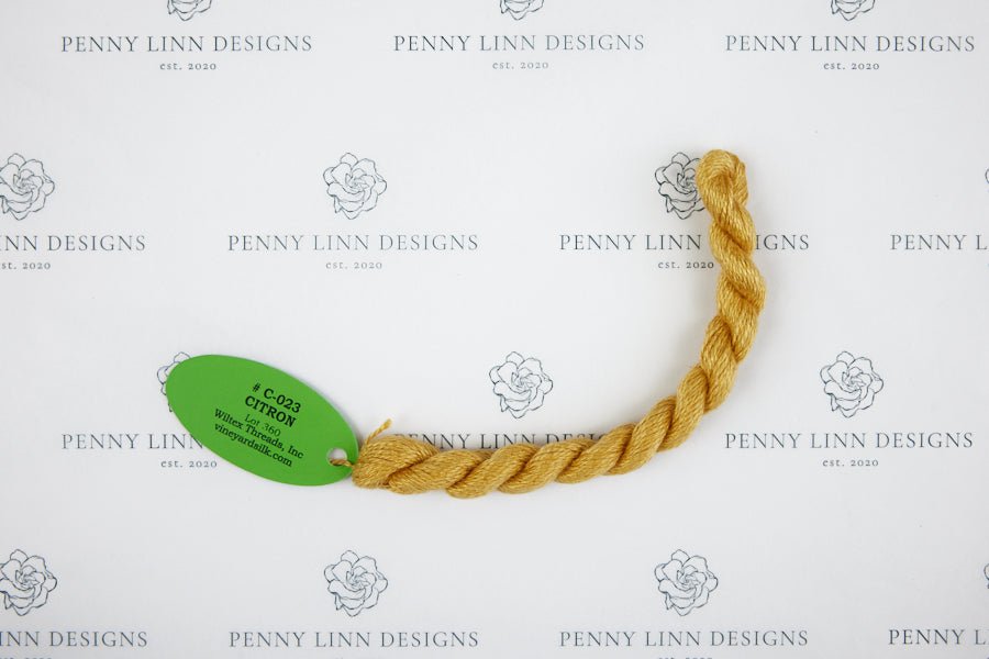 Vineyard Silk C-023 CITRON - Penny Linn Designs - Wiltex Threads