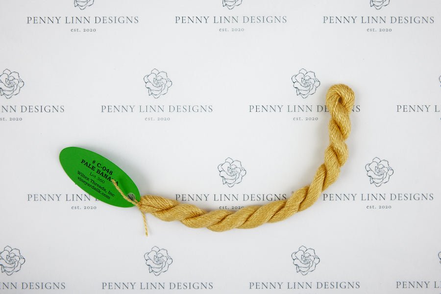 Vineyard Silk C-048 PALE BANANA - Penny Linn Designs - Wiltex Threads