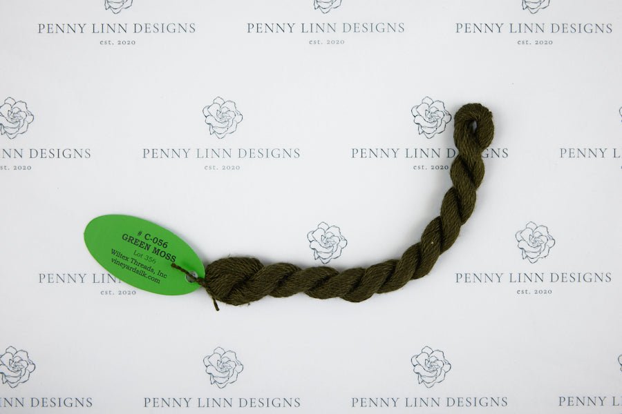 Vineyard Silk C-056 GREEN MOSS - Penny Linn Designs - Wiltex Threads
