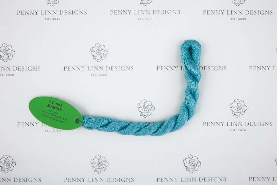 Vineyard Silk C-081 MARINE - Penny Linn Designs - Wiltex Threads