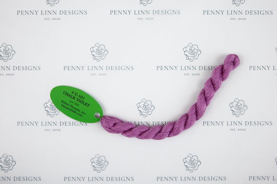 Vineyard Silk C-101 CHALK VIOLET - Penny Linn Designs - Wiltex Threads