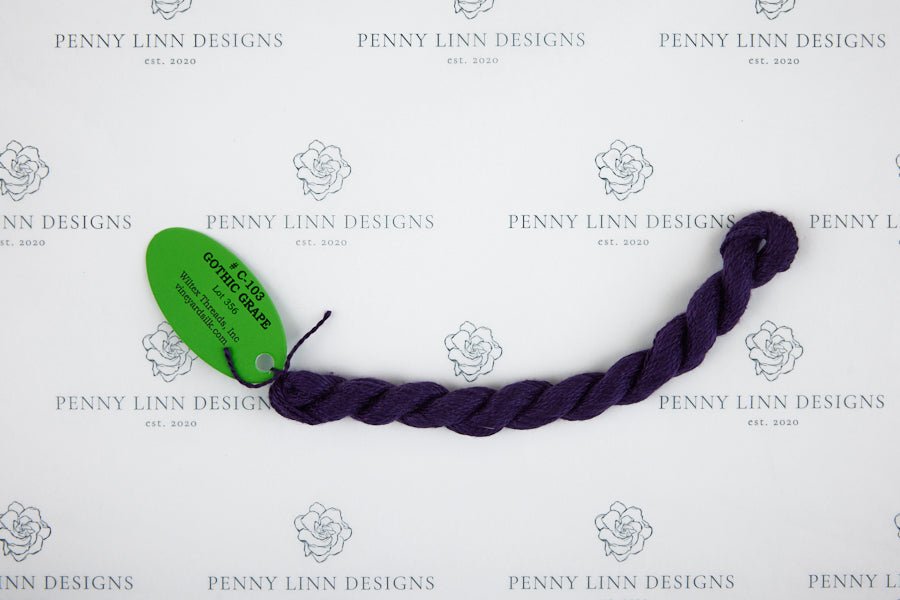 Vineyard Silk C-103 GOTHIC GRAPE - Penny Linn Designs - Wiltex Threads