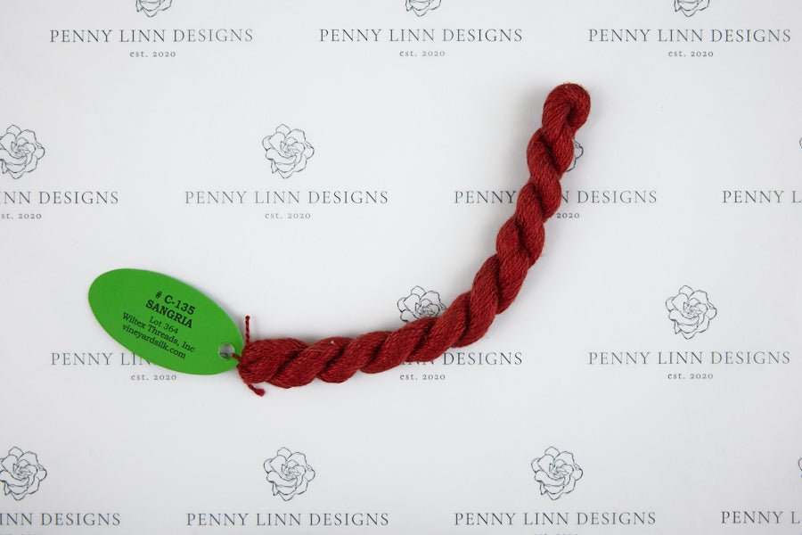 Vineyard Silk C-135 SANGRIA - Penny Linn Designs - Wiltex Threads