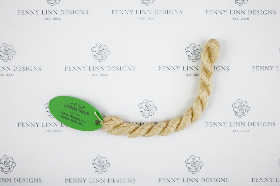 Vineyard Silk C-138 LEMON DROP - Penny Linn Designs - Wiltex Threads
