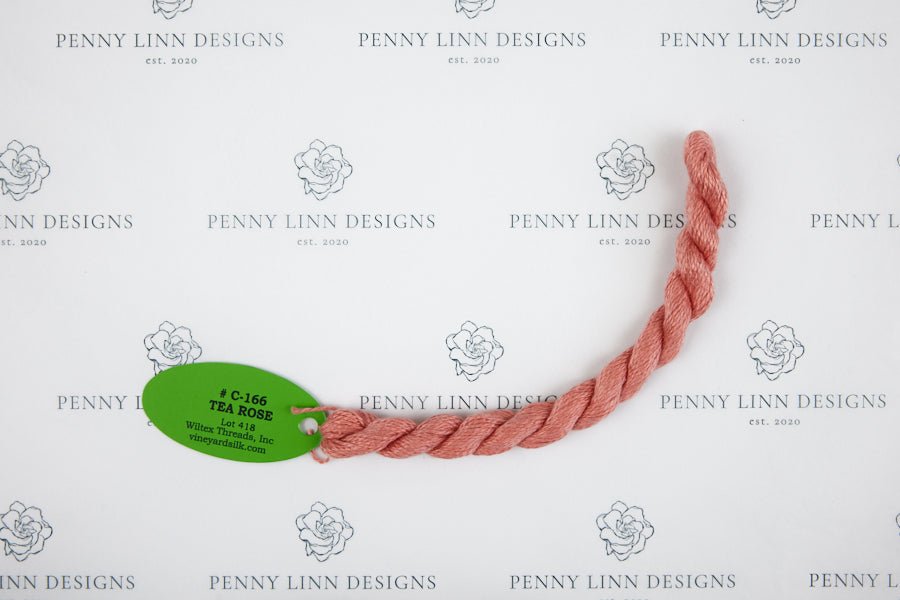 Vineyard Silk C-166 TEA ROSE - Penny Linn Designs - Wiltex Threads