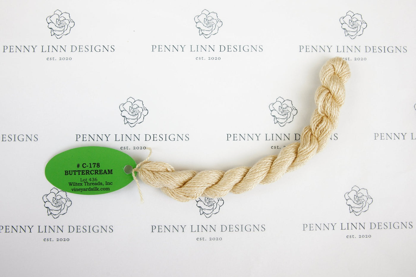 Vineyard Silk C-178 Butter Cream - Penny Linn Designs - Wiltex Threads