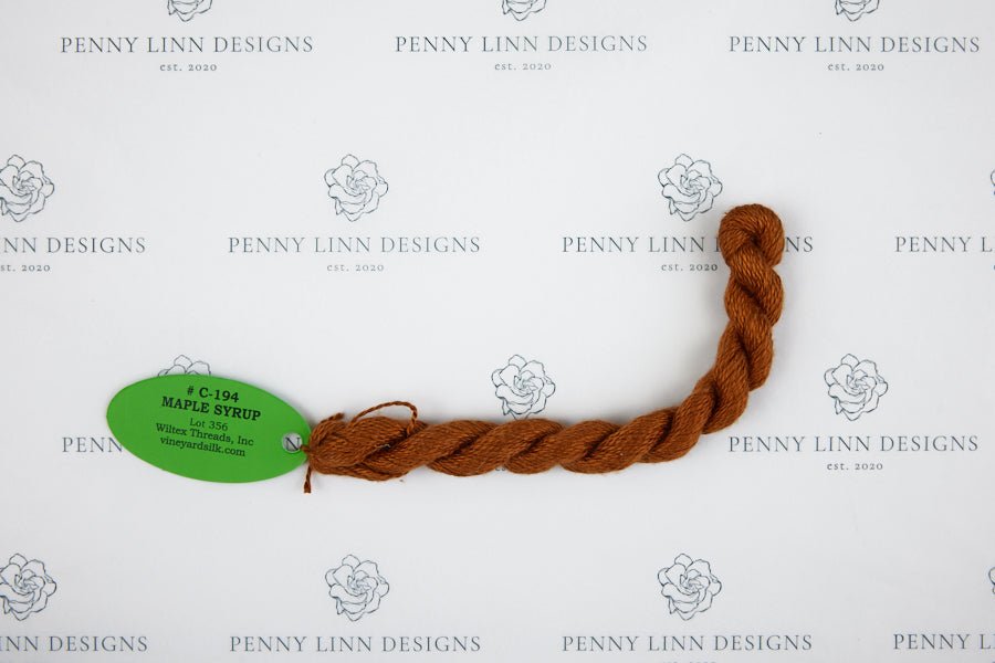 Vineyard Silk C-194 MAPLE SYRUP - Penny Linn Designs - Wiltex Threads