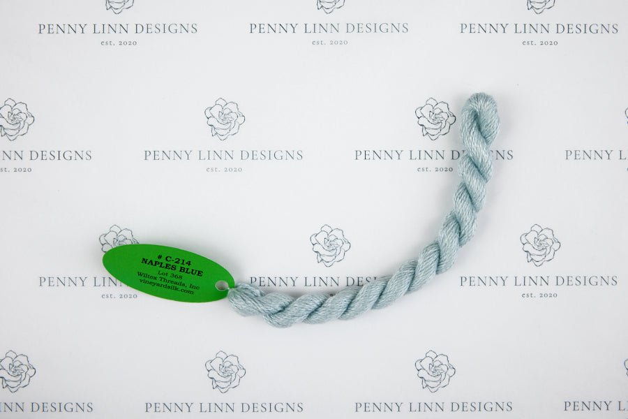 Vineyard Silk C-214 NAPLES BLUE - Penny Linn Designs - Wiltex Threads